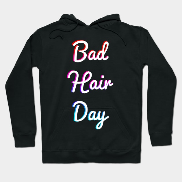 Bad Hair Day rainbow aesthetic Hoodie by SubtleSplit